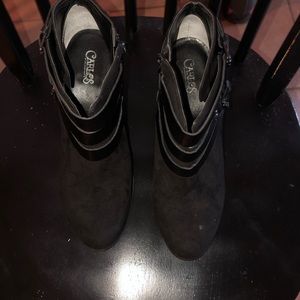 Carlos Santana bootie Sz 9 black.